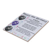 Nephew Gedicht - 18. Geburtstag Fliese (Seite)