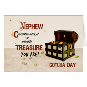 Nephew Gotcha Tag mit Piratenschatz