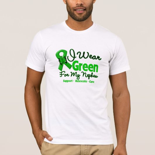 Nephew - "Green Awareness Ribbon" T-Shirt (Vorderseite)