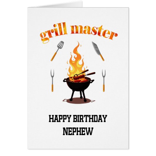 Nephew Grill Master Birthday (Vorne)