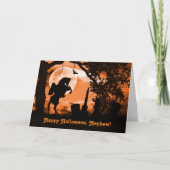 Nephew Halloween Card with Headless Horseman Karte (Vorderseite)