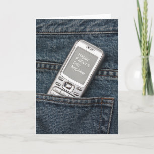 Nephew Happy Vatertag Karte