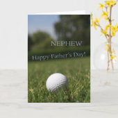Nephew Happy Vatertag Karte (Gelbe Blume)