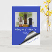 Nephew Happy Vatertag Karte (Gelbe Blume)