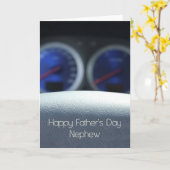 Nephew Happy Vatertag Karte (Gelbe Blume)