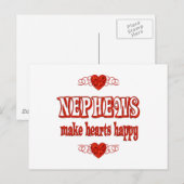 Nephew Hearts Postkarte (Vorne/Hinten)