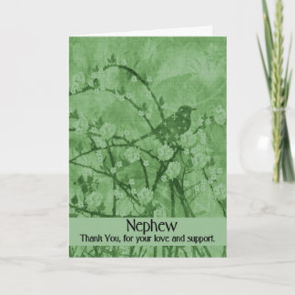 Nephew - Hospice/Final Good-bye - Nature Scene Karte