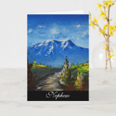 Nephew-Karte Karte (Gelbe Blume)