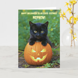 Nephew Niedlich Happy Halloween Niedlich Black Kit Karte