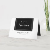 NEPHEW Page Boy Wedding Invitation - Anpassbar Einladung (Rückseite)