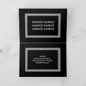 NEPHEW Ring Bearer Wedding DANK Dankeskarte (Innenseite)