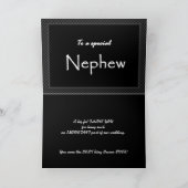 NEPHEW Ring BearerVielen Dank Template Dankeskarte (Innenseite)