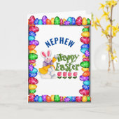 ***NEPHEW*** SIE SIND *LOVED* EASTER CARD KARTE (Gelbe Blume)