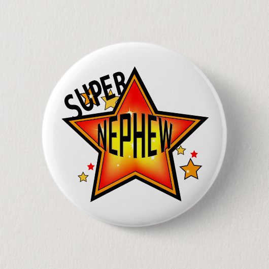 Nephew Super Star Funny Button (Vorderseite)