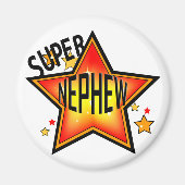 Nephew Super Star Funny Magnet (Vorne)