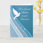 Nephew-Taufe, Taube in blauen Gewässern Karte (Gelbe Blume)