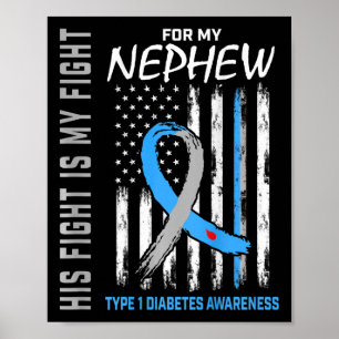 Nephew Typ 1 Diabetes - Sensibilisierung für die a Poster