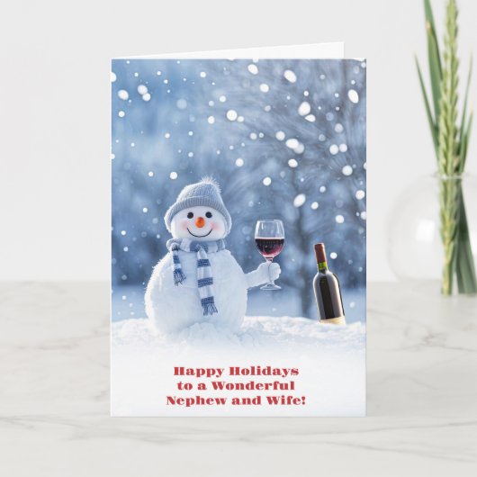 Nephew und Ehefrau Nichte im Jura Weihnachten Karte (Vorderseite)