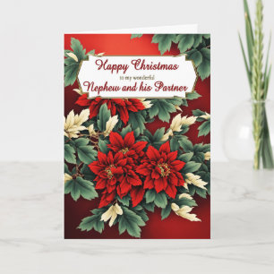 Nephew und seine Familie Weihnachten Poinsettias