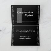 NEPHEW Wedding Herzlichen Glückwunsch Karte (Innenseite)