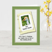 Nephew's Birthday Card with Cattle Egret Karte (Gelbe Blume)