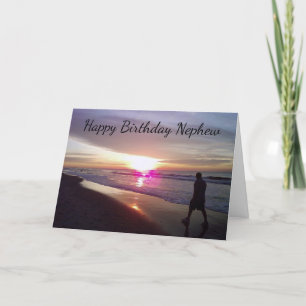 **NEPHEWS GEBURTSTAG** STRAND UND LIEBE FÜR IHRE K KARTE