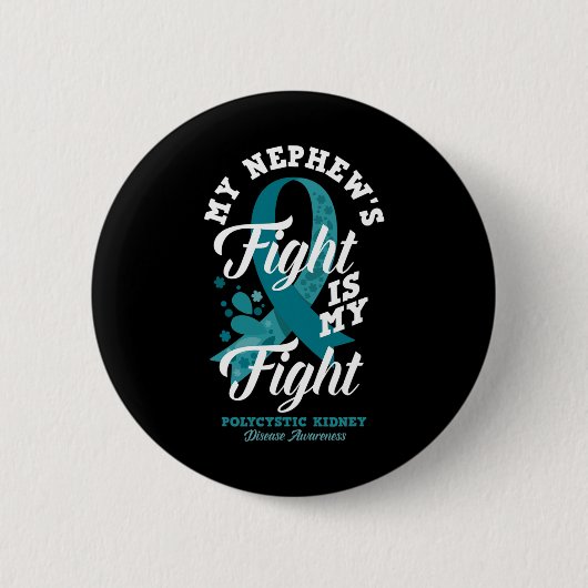 Nephews Kampf ist mein Kampf gegen polyzystische N Button (Vorderseite)