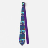 Nephrologe Einzigartiges Künstlerisches Segelboot  Krawatte (Vorderseite)