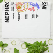 Nephrologe-Innere (Niere Nephron) Geschirrtuch (Gefaltet)