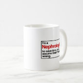 Nephrologe Kaffeetasse (VorderseiteRechts)