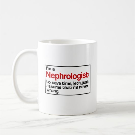 Nephrologe Kaffeetasse (Links)