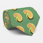 Nephrologe-Krawatte, einzigartiger Nierenentwurf Krawatte (Gerollt)