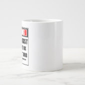 Nephrologe muss hart am Arbeitsplatz gewarnt werde Jumbo-Tasse (Vorderseite)