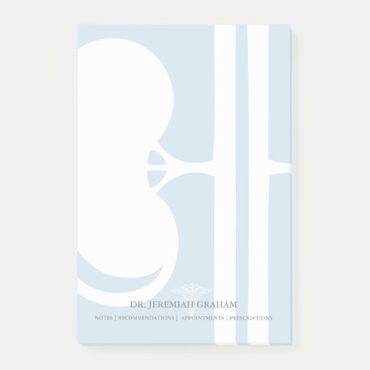 Nephrologe-Nieren-Doktor Personalized Name Post-it Klebezettel (Vorderseite)