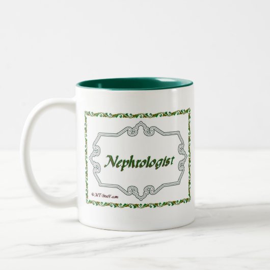 Nephrologe - nobel zweifarbige tasse (Links)