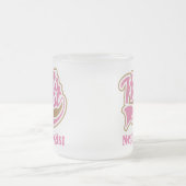 Nephrologe-rosa Geschenk Mattglastasse (Mittel)