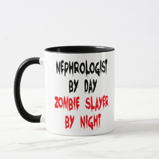 Nephrologe Zombie Joke Tasse (Links)