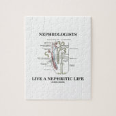 Nephrologen leben ein Nephritic Leben (Nephron) Puzzle (Vertikal)