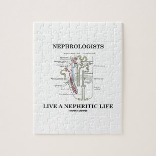 Nephrologen leben ein Nephritic Leben (Nephron) Puzzle