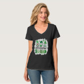 Nephrologie gebleicht Squad Gnomies St Patricks Da T-Shirt (Vorderseite Vollansicht)