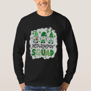 Nephrologie gebleicht Squad Gnomies St Patricks Da T-Shirt