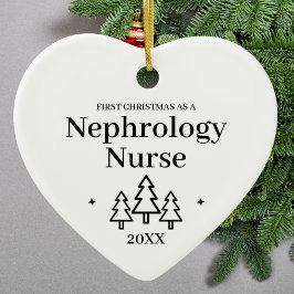 Nephrologie Kinderheilkunde Weihnachten Keramik Ornament