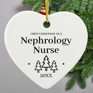 Nephrologie Kinderheilkunde Weihnachten Keramik Ornament