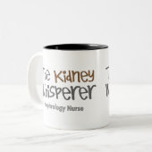 Nephrologie-Krankenschwester-Geschenke "der Zweifarbige Tasse (Vorderseite Links)