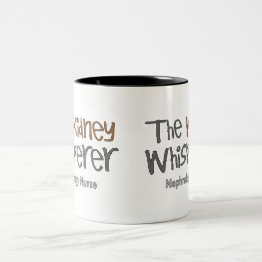 Nephrologie-Krankenschwester-Geschenke "der Zweifarbige Tasse (Mittel)