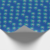 Nephrologie Künstlerisches Nierendesign Geschenkpapier (Ecke)