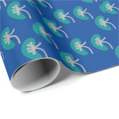 Nephrologie Künstlerisches Nierendesign Geschenkpapier (Rolleneckpunkt)