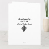 Nephrologie Künstlerisches Nierendesign Karte (Rückseite)