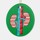 Nephrologie Künstlerisches Nierendesign Keramik Ornament (Links)