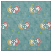 Nephrologie Nephrologie Aquamarin Stoff (Muster)